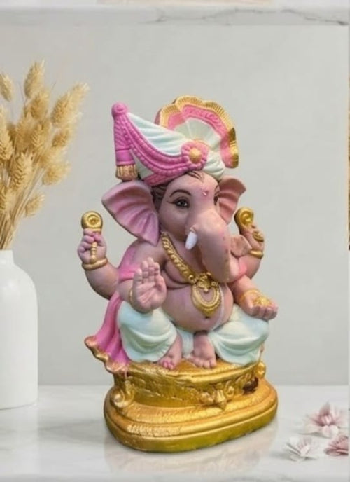 Eco-Friendly Pastel Ganesh Murti