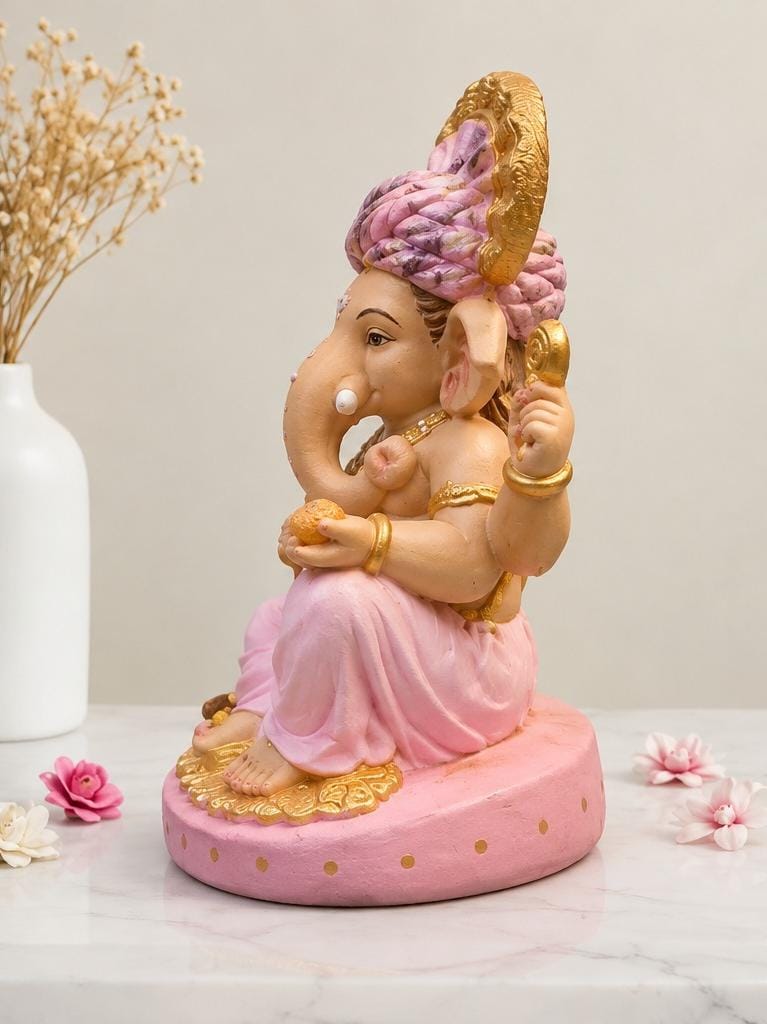 Handcrafted Pastel Ganpati Bappa Idol