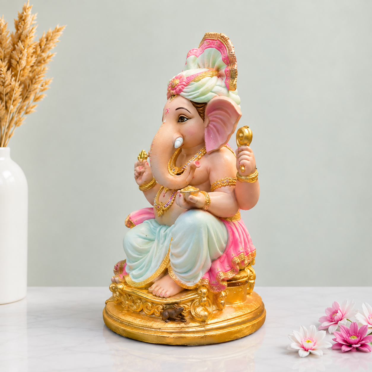 Eco-Friendly Pastel Ganesh Murti