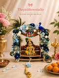 Peacock Theme Laddu Gopal Jhula