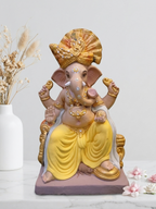 Handcrafted Pastel Ganpati Statue