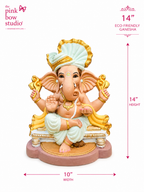 Majestic Eco-Friendly Pheta Ganesha