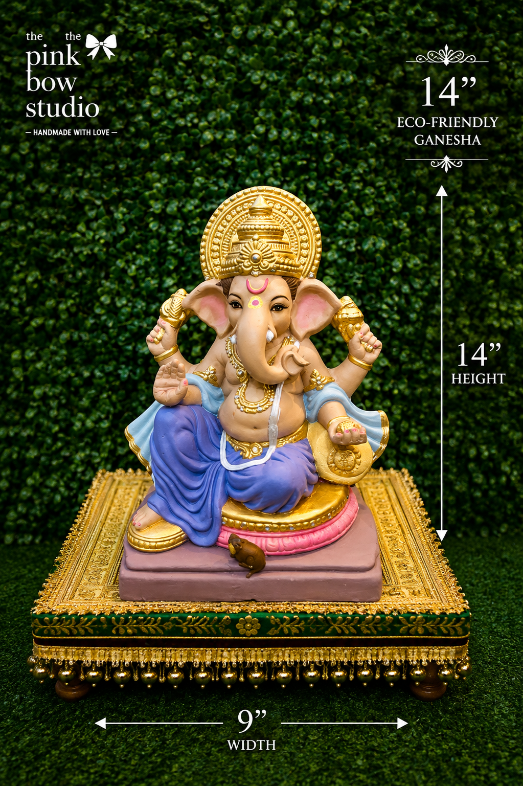 Divine Eco-Friendly Ganesha Idol