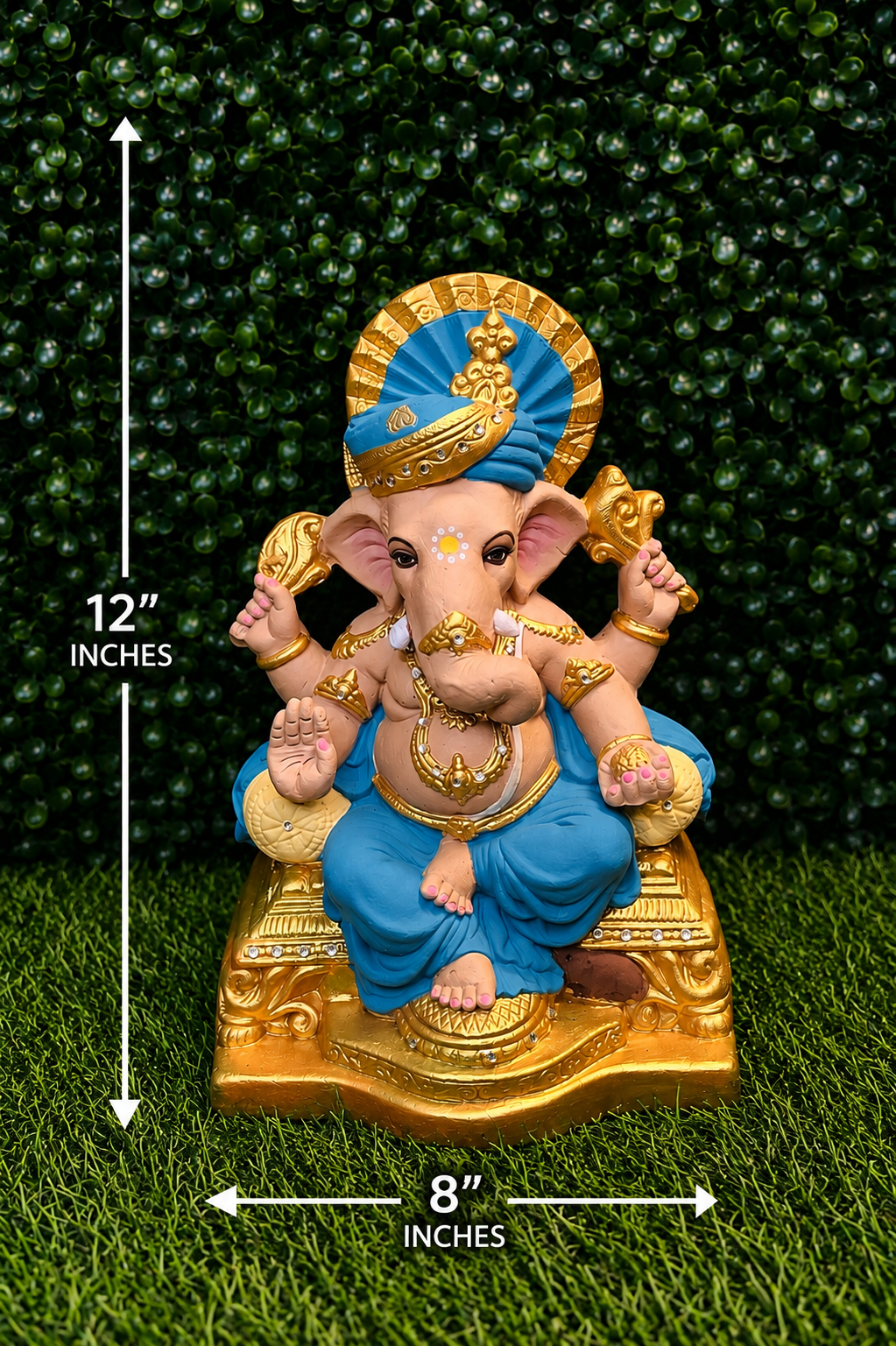 12INCH Gajanana Eco-Friendly Ganpati | Plant-A-Ganesha