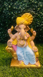10INCH Ganadhyaksha Eco-Friendly Ganpati | Plant-A-Ganesha