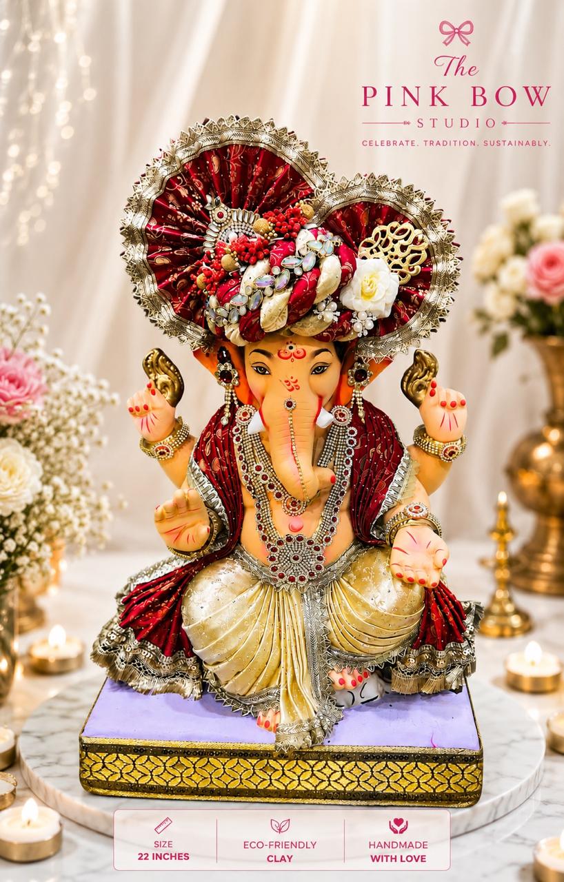22 INCH Siddhivinayak Eco-Friendly Ganpati | Plant-A-Ganesha