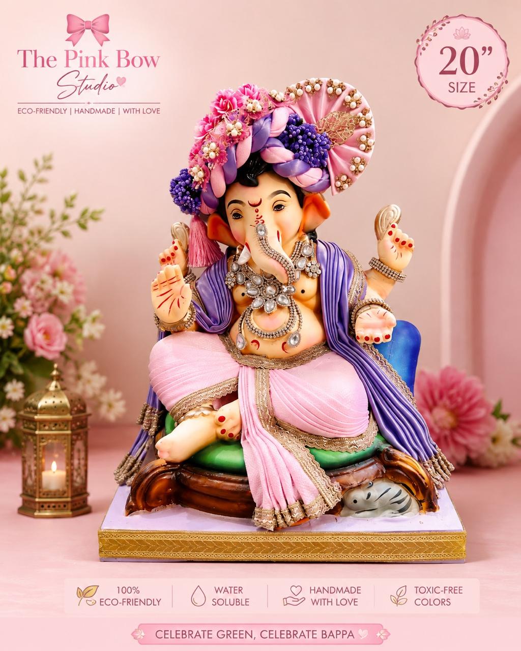 20 INCH Shivaputra Eco-Friendly Ganpati | Plant-A-Ganesha