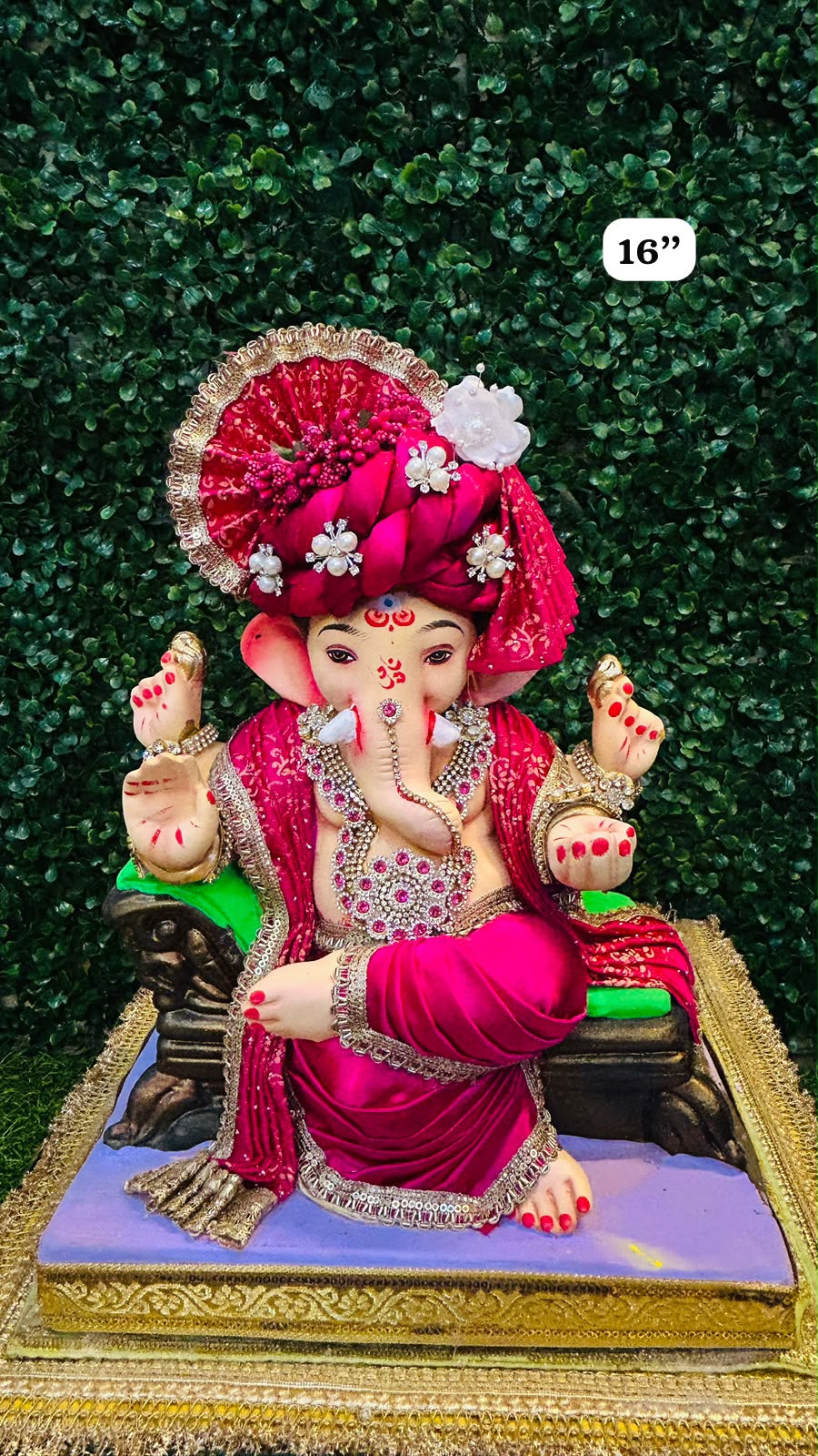 16 INCH Heramba Eco-Friendly Ganpati | Plant-A-Ganesha