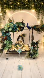 Metal Laddu Gopal Jhula