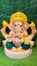 28 Inches Eco Friendly Hand painted Ganesha