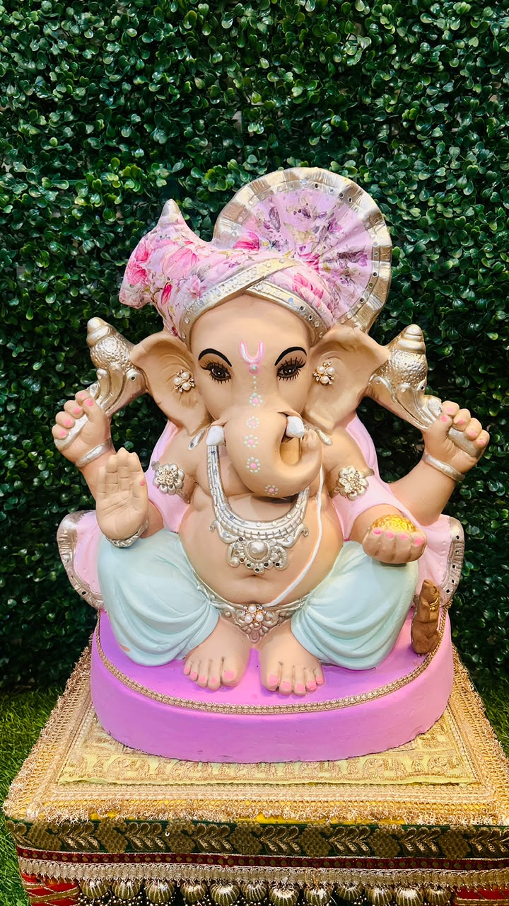 18INCH Eco-Friendly Hand-Painted Ganesha