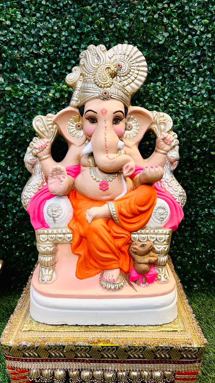 22INCH Eco-Friendly Hand-Painted Ganesha | Plant-A-Ganesha