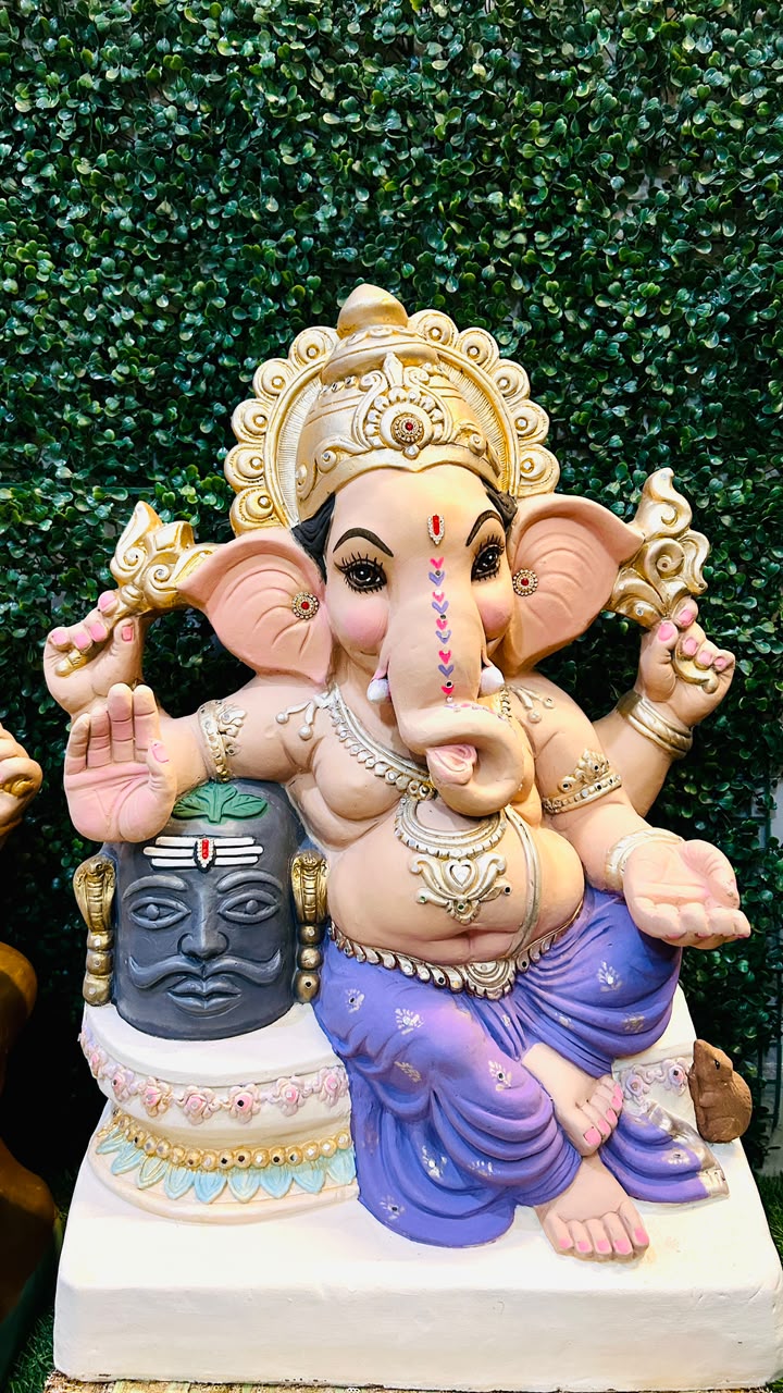 26INCH Eco-Friendly Hand-Painted Ganesha