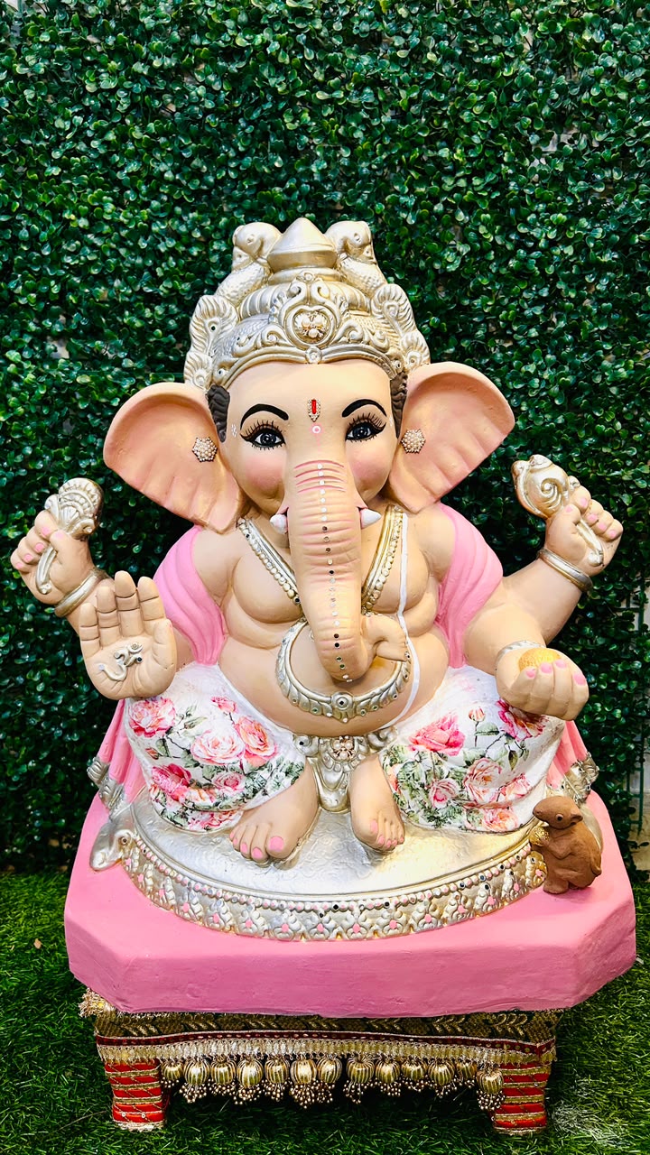 26INCH Eco-Friendly Hand-Painted Ganesha | Plant-A-Ganesha