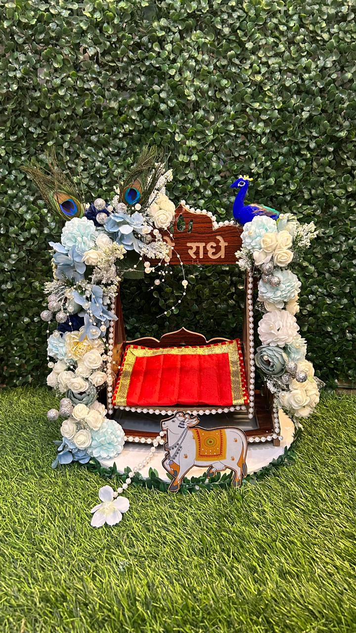 Beautiful Krishna Ji Jhula | Laddu Gopal Decorative Swing