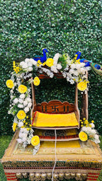 Peacock Design Laddu Gopal Jhula | Krishna Ji Decorative Swing