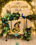 Metal Laddu Gopal Jhula