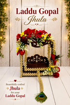 Wooden Laddu Gopal Jhula