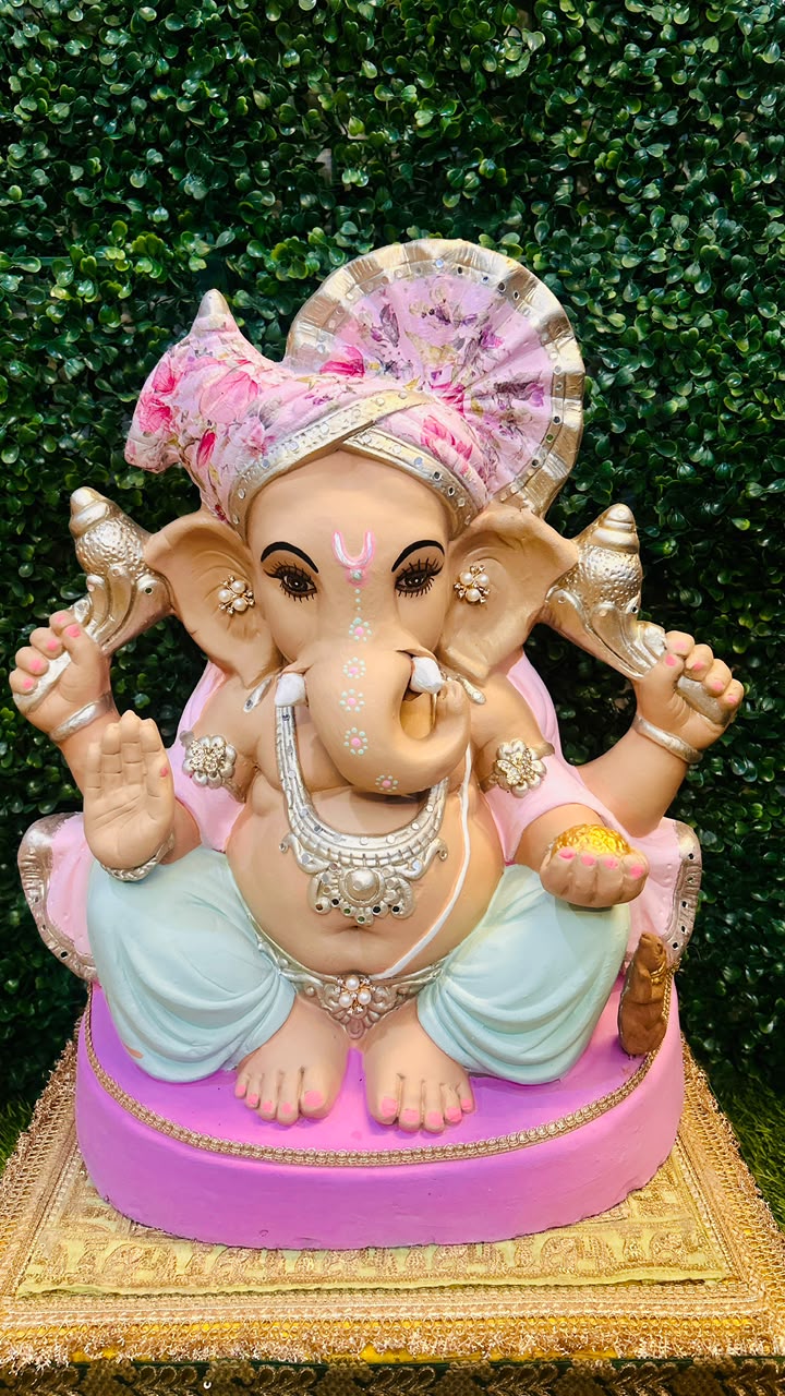 18INCH Eco-Friendly Hand-Painted Ganesha
