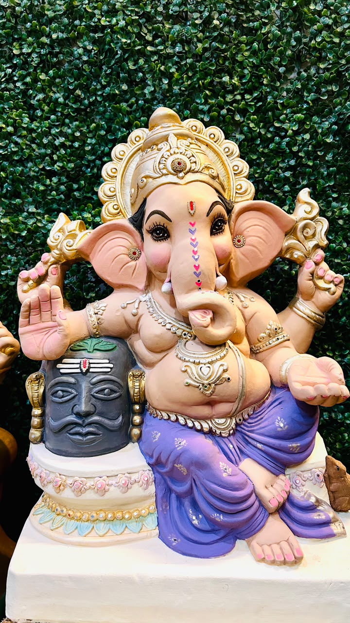 26INCH Eco-Friendly Hand-Painted Ganesha