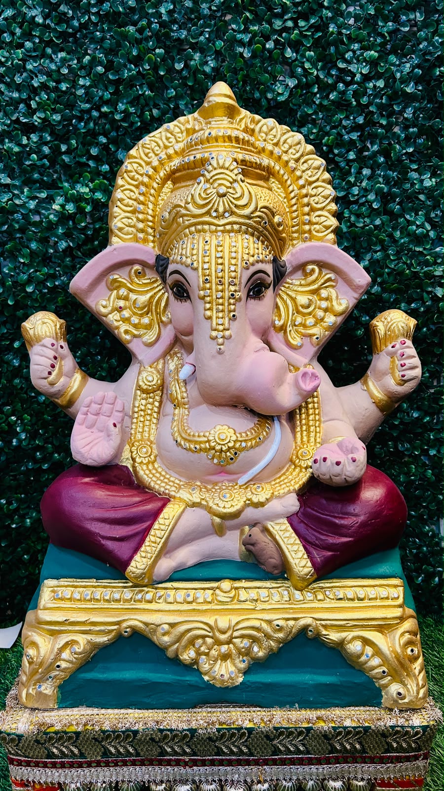 24 INCH Eco-Friendly Hand-Painted Ganesha