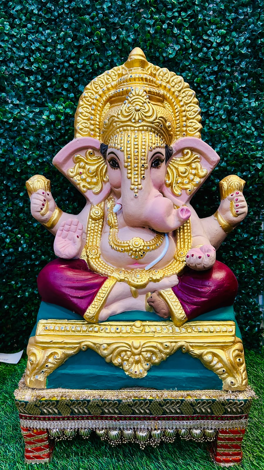 24 INCH Eco-Friendly Hand-Painted Ganesha