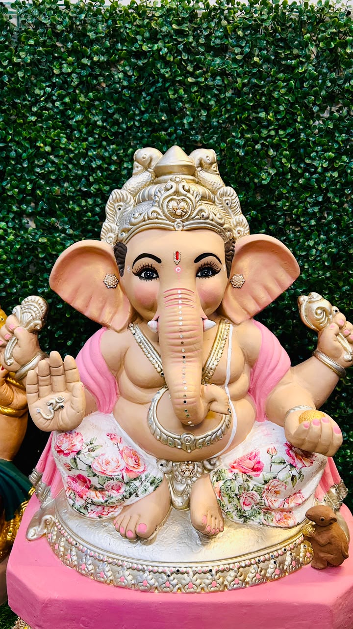 26INCH Eco-Friendly Hand-Painted Ganesha | Plant-A-Ganesha