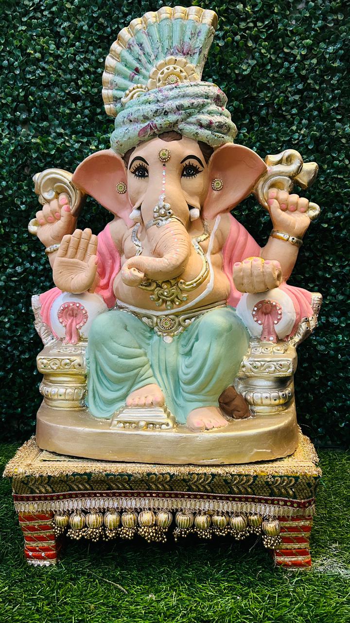24INCH Eco-Friendly Hand-Painted Ganesha | Plant-A-Ganesha