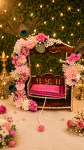 Traditional Laddu Gopal Jhula | Premium Festive Temple Decor