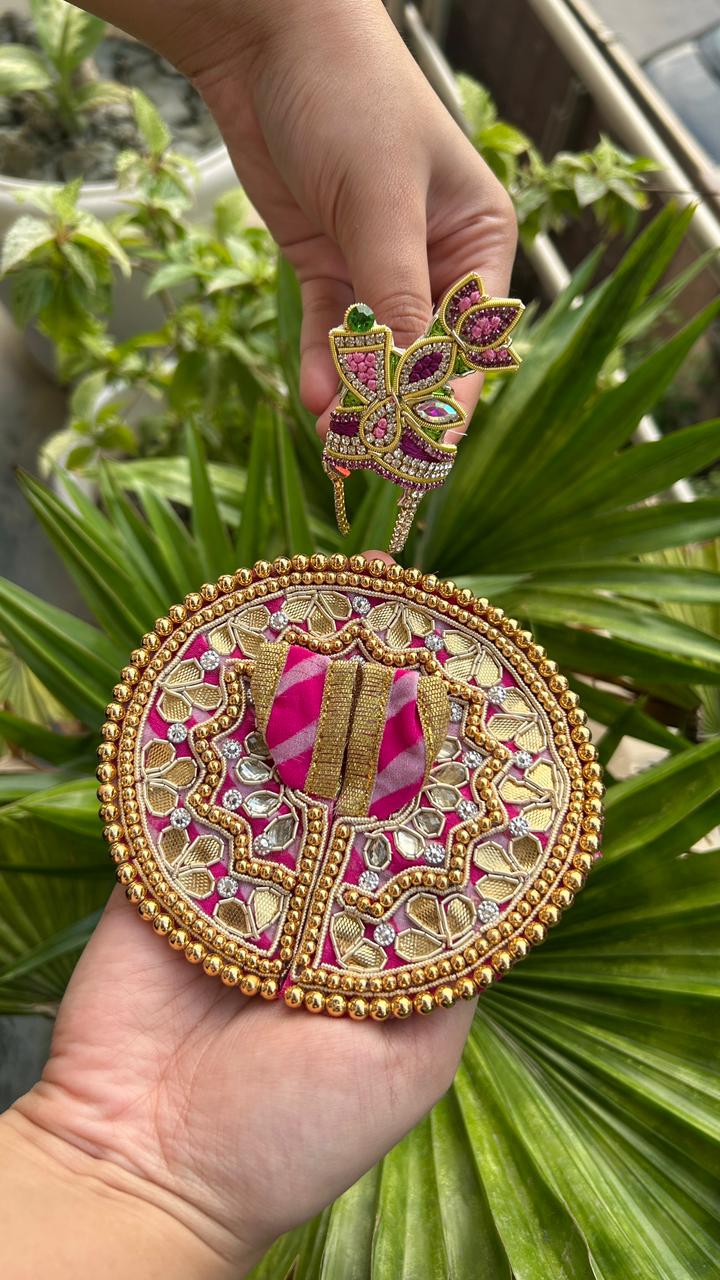 Beautiful Laddu Gopal Posak | Designer Krishna Ji Dress | Size 0