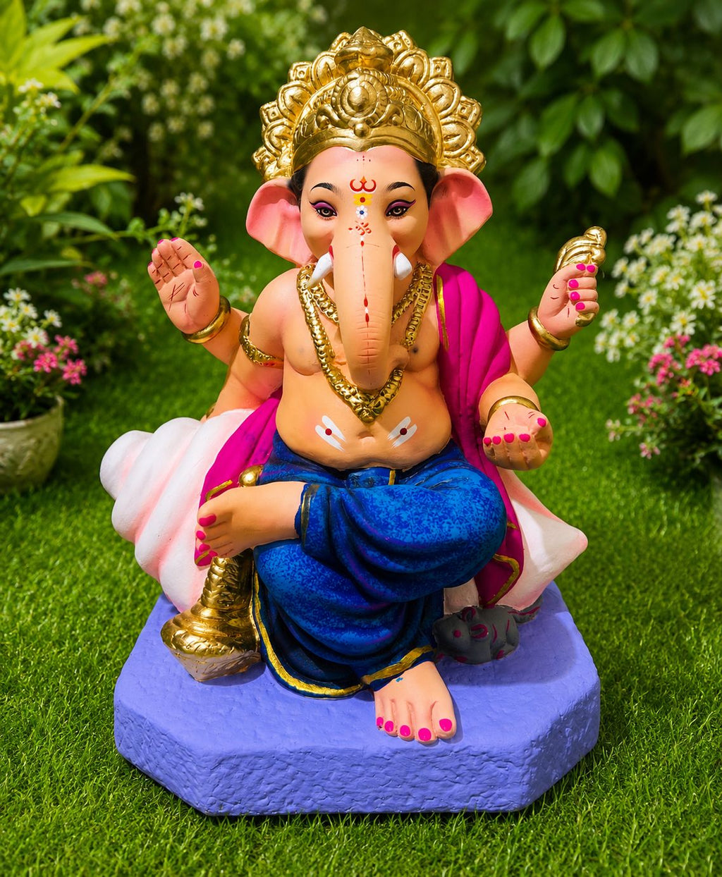 22 Inch Eco-Friendly Ganesha Idol | Plant-A-Ganesha | Eco-Friendly Ganpati Murti
