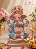 Lord Ganesha Idol in Dagdusheth Style