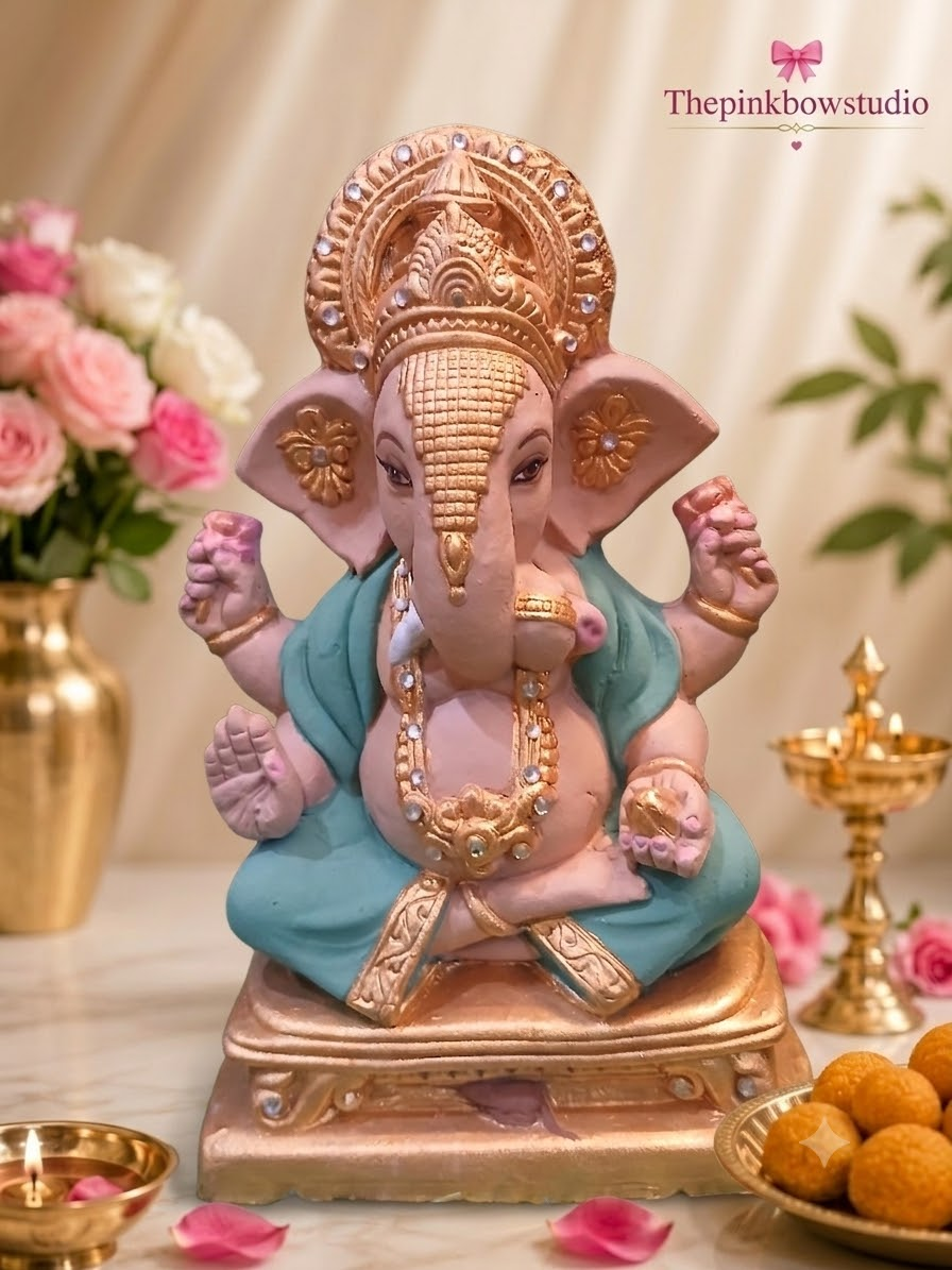 Lord Ganesha Idol in Dagdusheth Style
