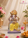 Handcrafted Pastel Ganpati Statue