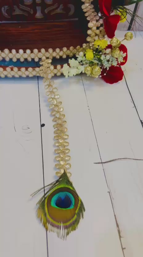 Wooden Laddu Gopal Jhula