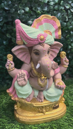 Eco-Friendly Pastel Ganesh Murti