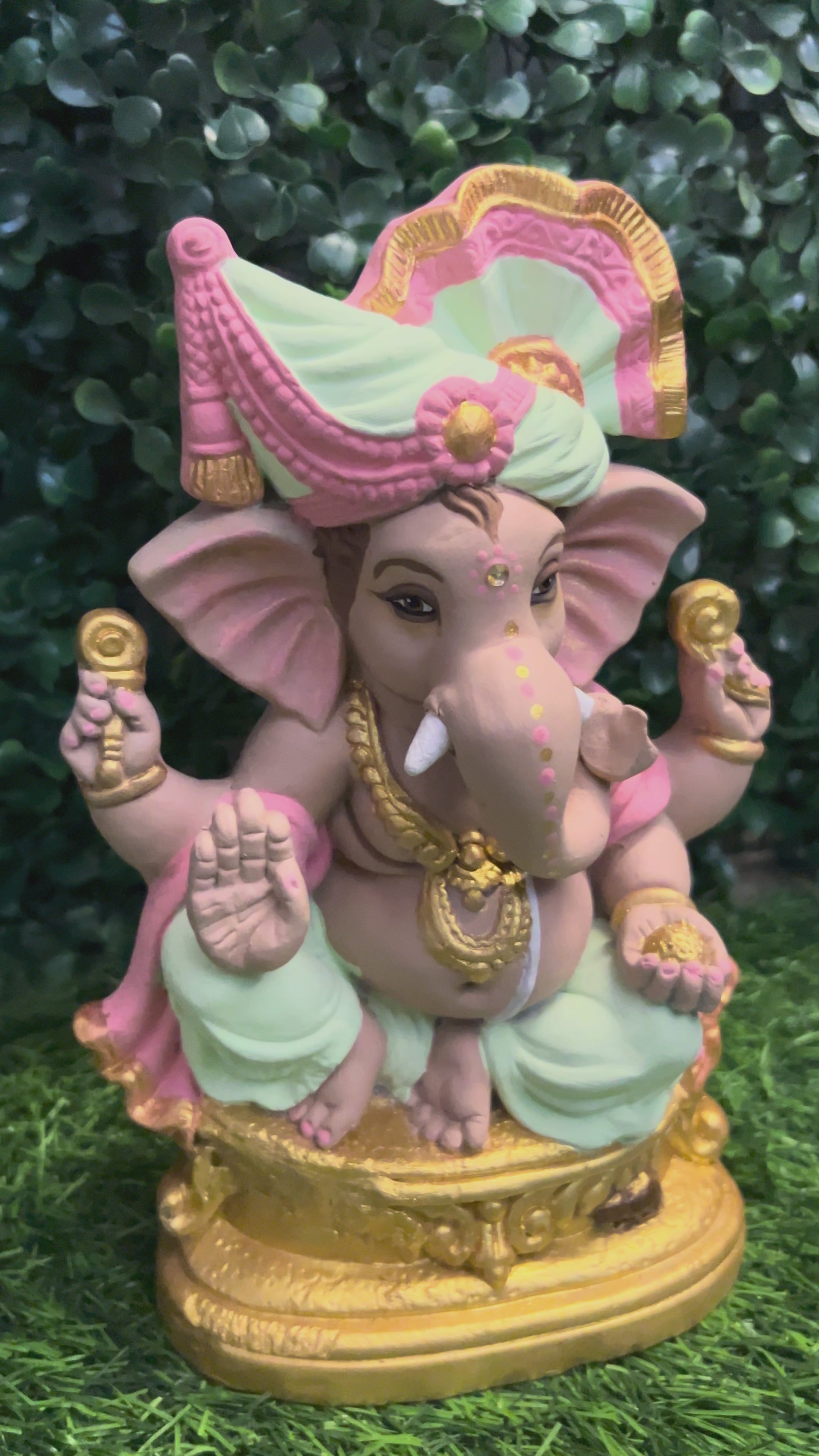 Eco-Friendly Pastel Ganesh Murti