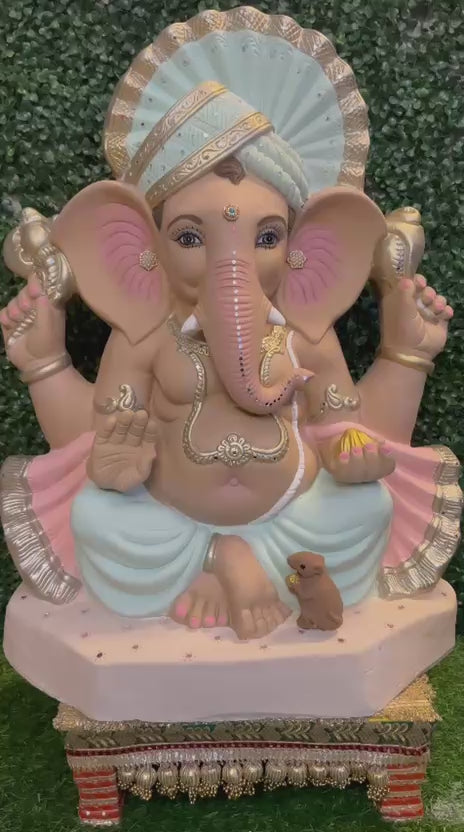 28 Inches Eco-Friendly Hand Painted Ganesha | Plant-A-Ganesha