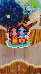 Wooden Laddu Gopal Jhula