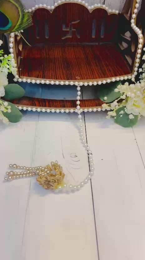 Wooden Laddu Gopal Jhula