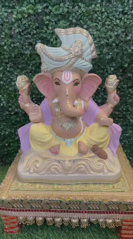 17 INCH Siddhivinayak Eco-Friendly Ganpati | Plant-A-Ganesha